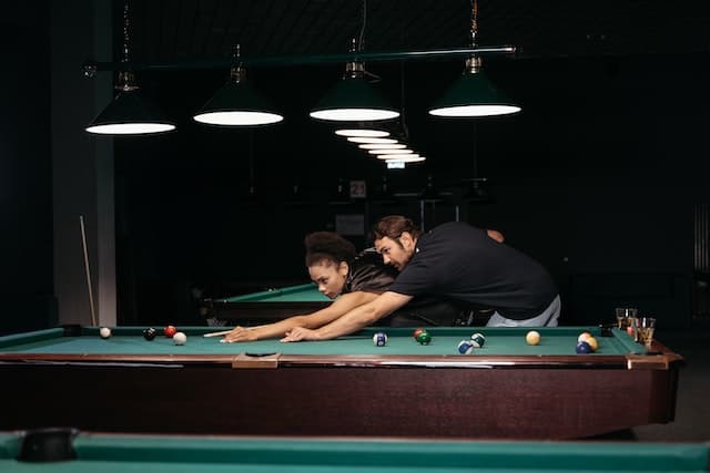height of light over pool table