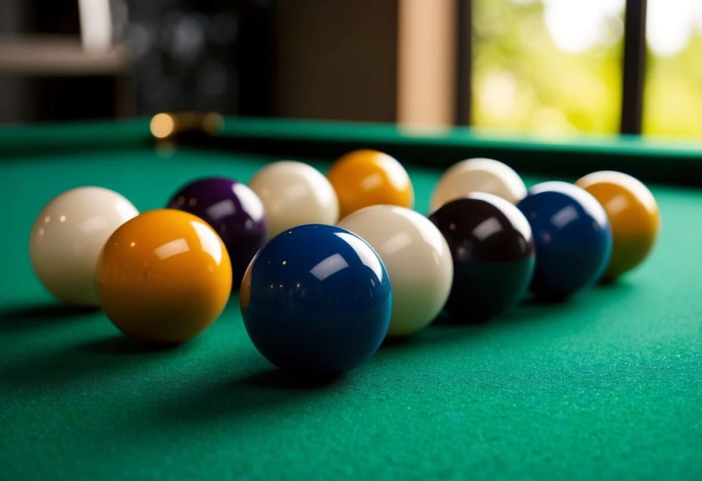 what are pool balls made out of