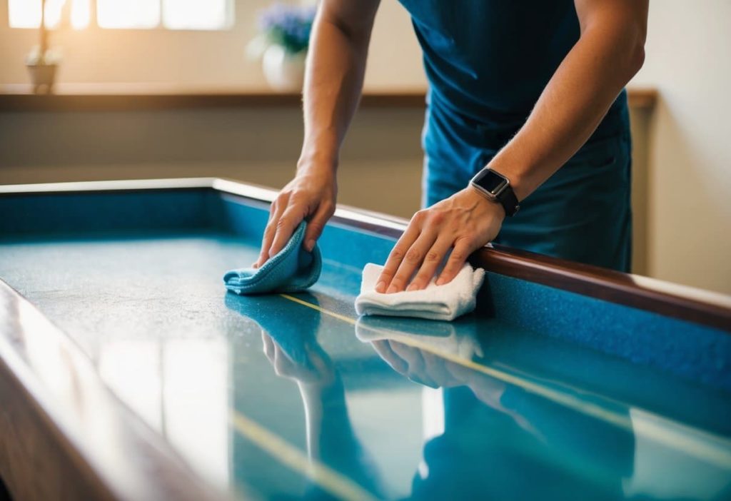 how to clean a shuffleboard is part of shuffleboard maintenance