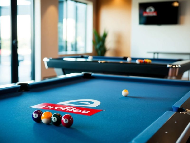 pool table made with slate top