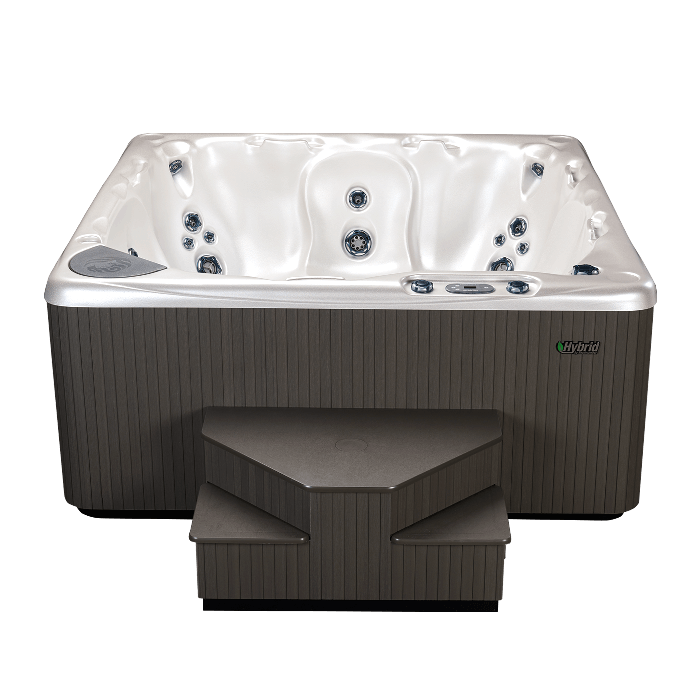 Large hot tubs include this 7 seater model 590 from Beachcomber