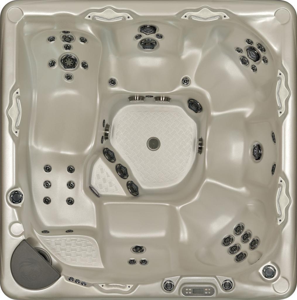medium hot tubs include this 6 seater hot tub model 740