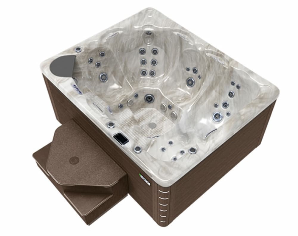 Model 710 Beachcomber hot tub from above 4 person hot tub