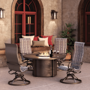 Deep seating surround Breeze fire table
