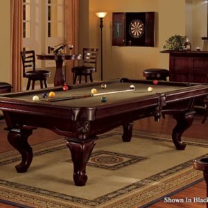 The Mallory Pool Table by Legacy Billiards in Cherry finish