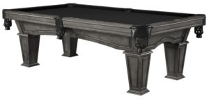 mesa pool table in black