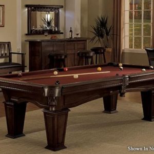 The Mesa by Legacy Billiards in nutmeg finish