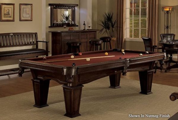 The Mesa by Legacy Billiards in nutmeg finish