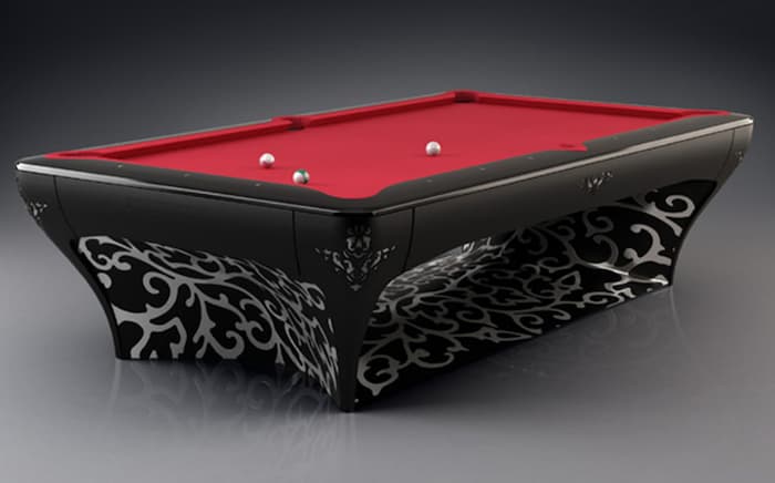 Custom designed pool table by Vincent