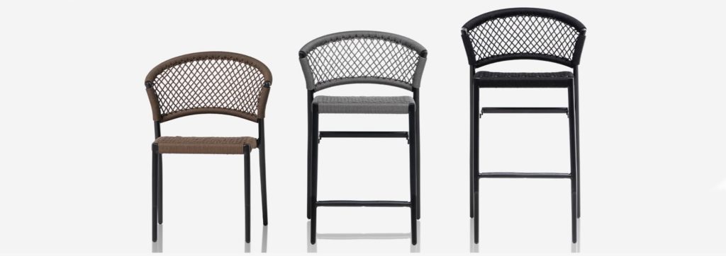 Ria Collection stackable rope chairs
