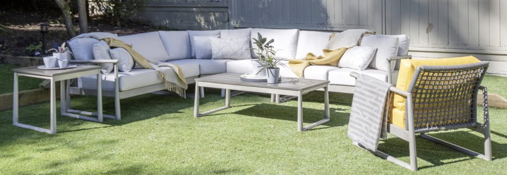 Ratana parkwest with sectional is one of the woven rope outdoor furniture collections