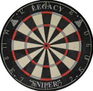 dartboard from legacy game for man cave
