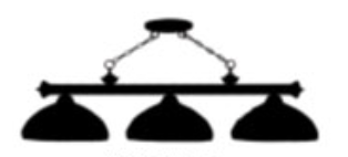 An example of extreme angle on billiard light chains 