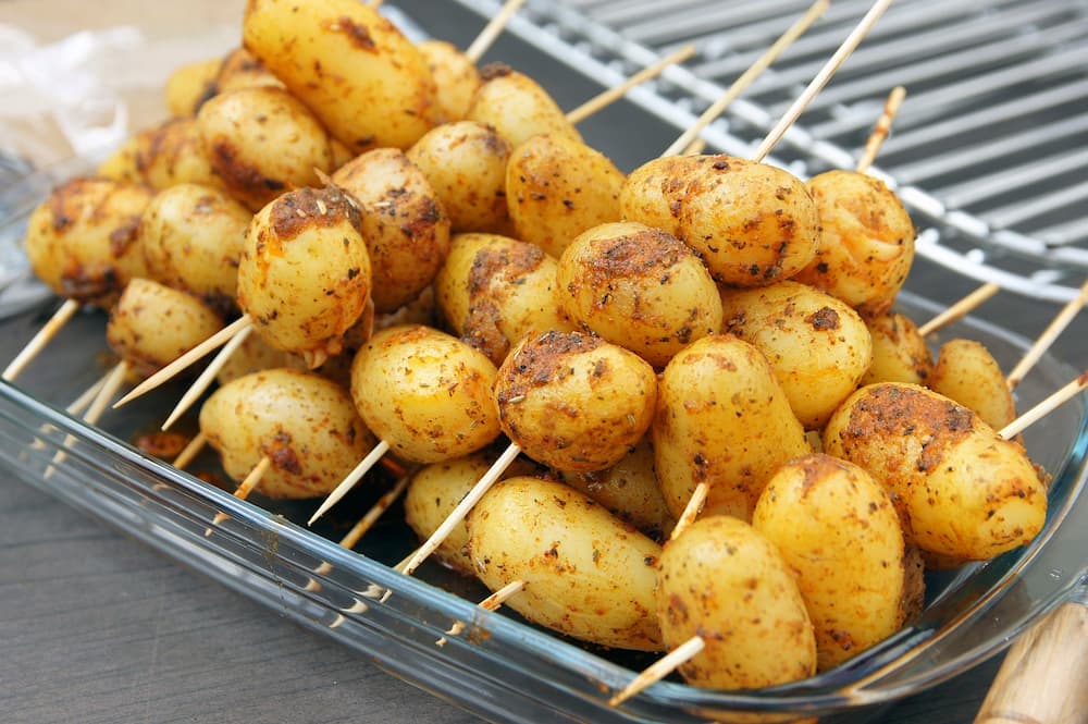 potatoes grilled with rosemary