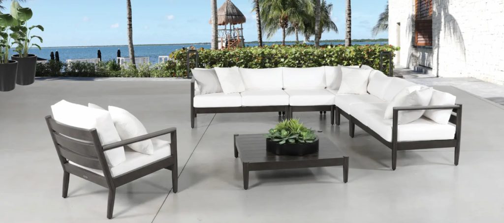 patio decor ideas to transform you backyard like with this white sectional