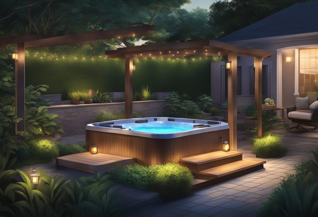 how to install a hot tub