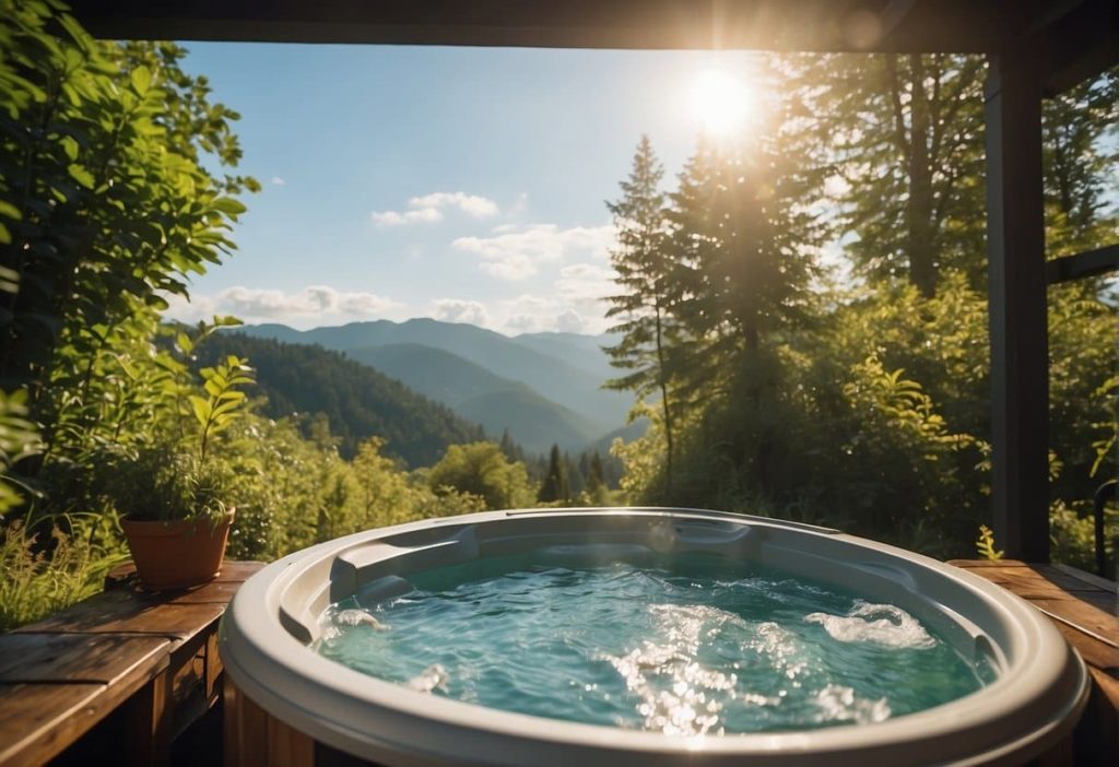 best hot tub temp for summer