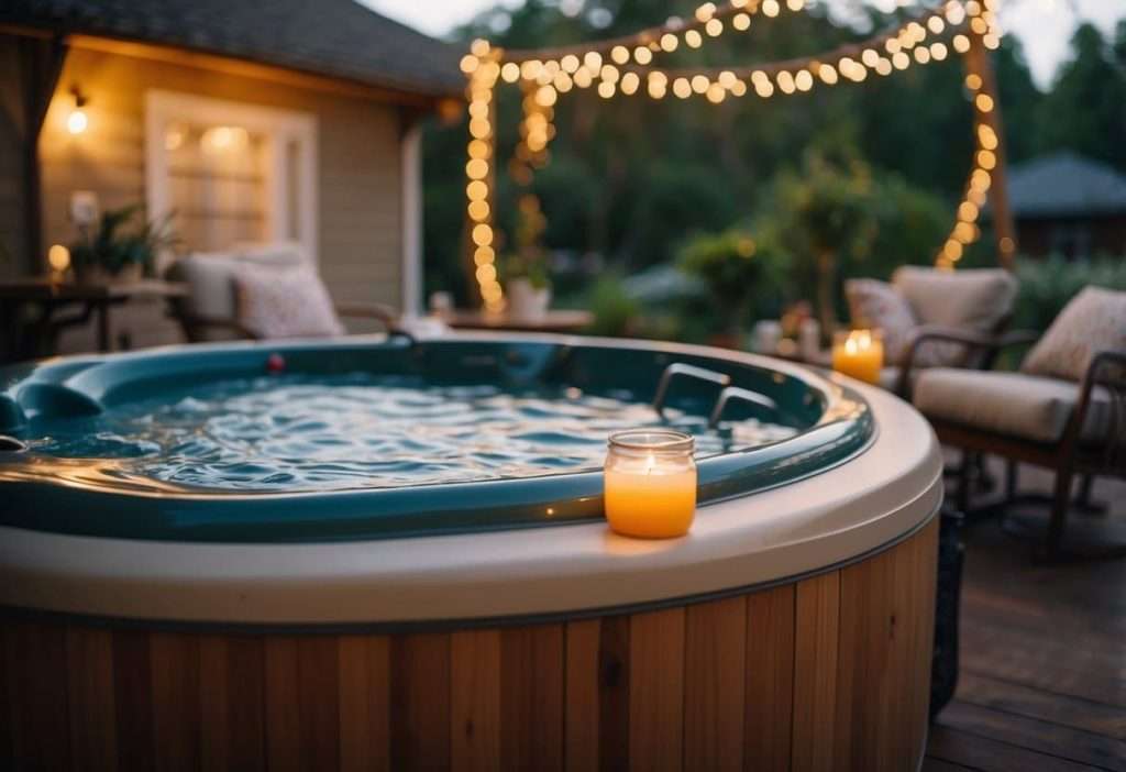 does a hot tub have to be hot to have the prefect ambiance (lights help)
