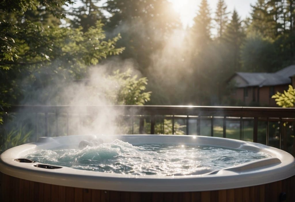 how to get rid of bubbles in hot tub