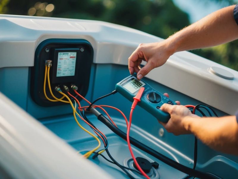 wiring in a hot tub