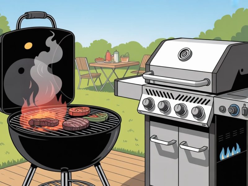 charcoal vs propane bbq
