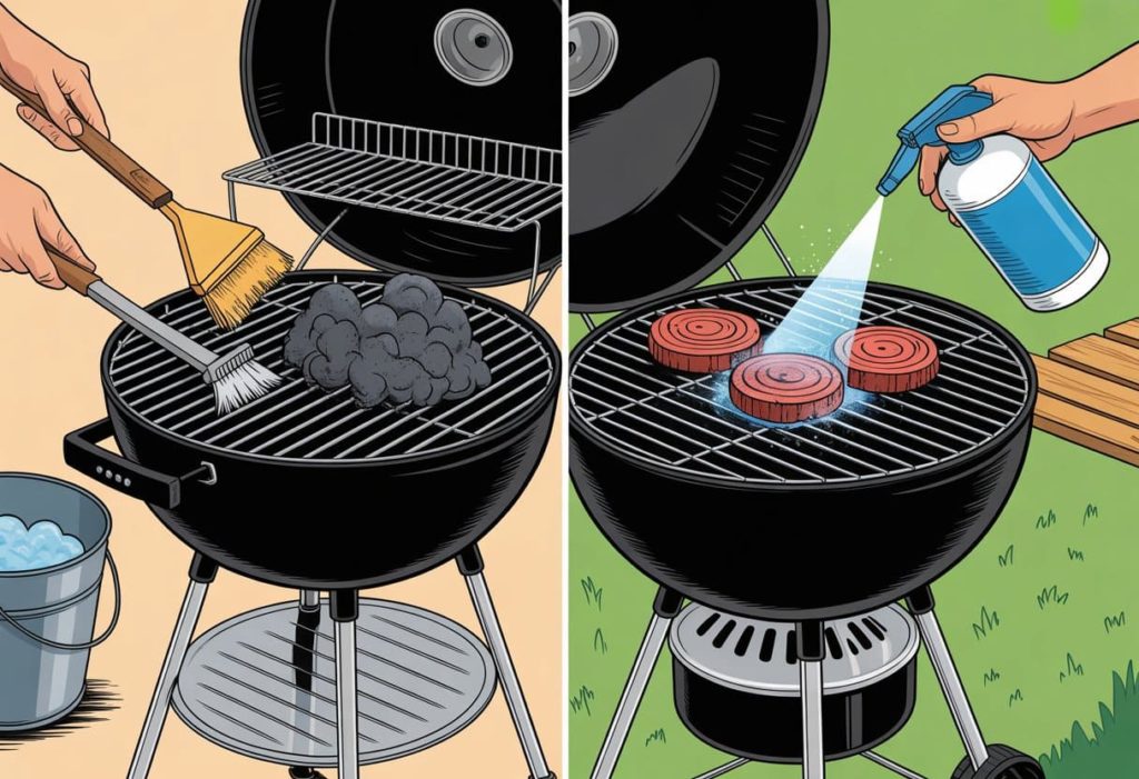 gas and charcoal bbq