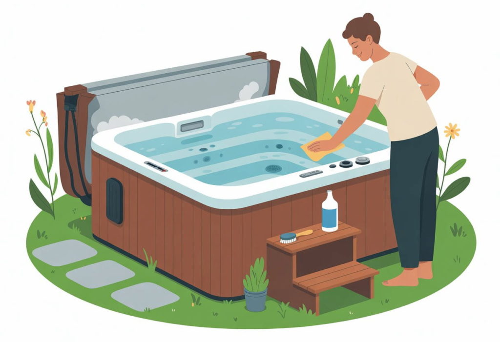 How to Remove Musty Smell from Hot Tub