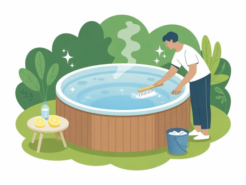 how to remove musty smell from hot tub